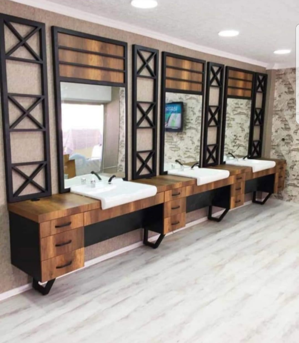 Çapraz kule modeli berber tezgahı